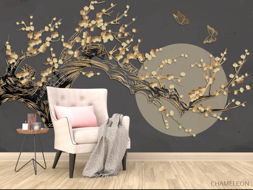 Фотообои луна и ветка - 4