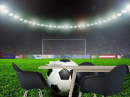 Фотошпалери м'яч на стадіоні - 1