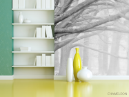 Фотошпалери великі сірі дерева - 3