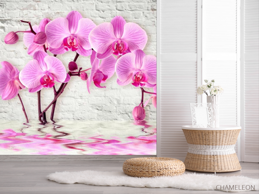 Фотошпалери 3д орхідея - 2