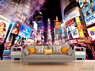 Фотообои Реклама, люди,ночь - 1