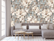 Фотообои Магнолия на фоне мрамора - 3