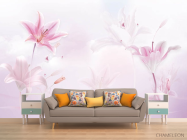 Фотообои Розовые лилии - 1