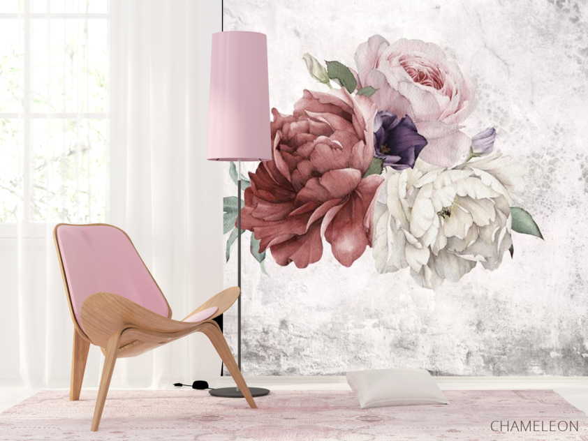 Фотошпалери Вінтажні півонії - 4