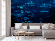 Фотообои Формулы на синем - 3