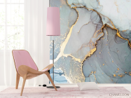 Фотошпалери fluid art Золотий - 4