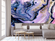 Фотообои Фиолетовый Fluid art - 3