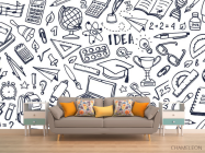 Фотообои Школьный паттерн - 1