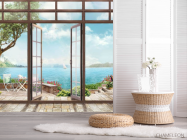 Фотошпалери Вид з вікна на море - 2