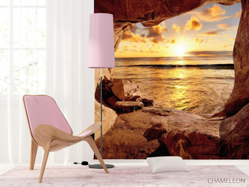 Фотошпалери Вид зі скель на море - 4