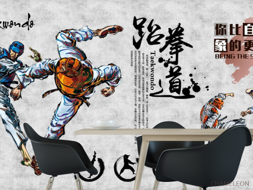 Фотошпалери для кабінету фізкультури - 1