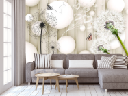 Фотообои 3д одуванчики - 3