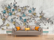 Фотообои 3Д ветка - 1