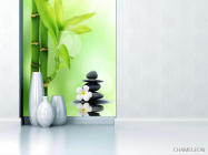 Фотообои бамбук в воде - 1