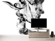 Фотообои Силуэт из дыма 3д - 2