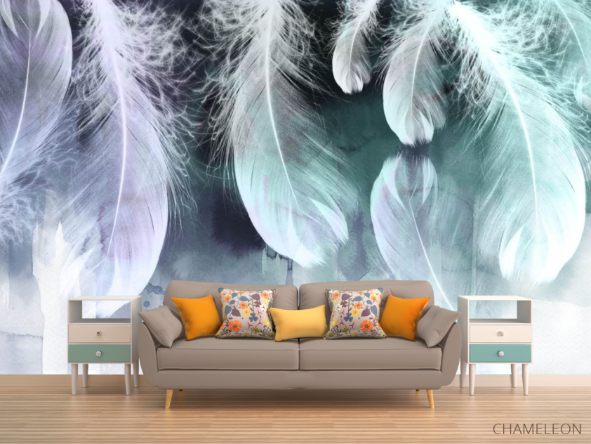 Фотообои Воздушные перья - 1