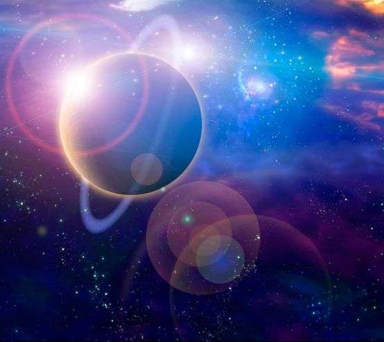 Фотообои Планета и млечный путь 3274