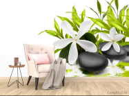 Фотообои Белые цветы - 4