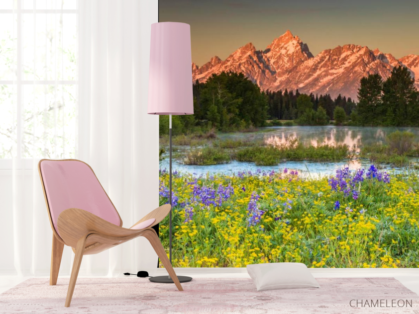 Фотошпалери Природа, гори, квіти - 4