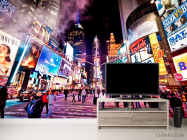 Фотообои Реклама, люди,ночь - 2