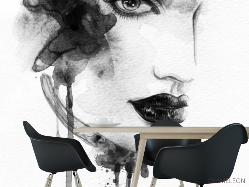 Фотошпалери особа Абстракція - 1