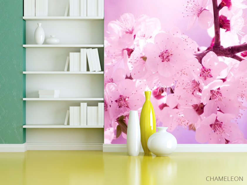 Фотошпалери Цвітіння персика навесні - 3