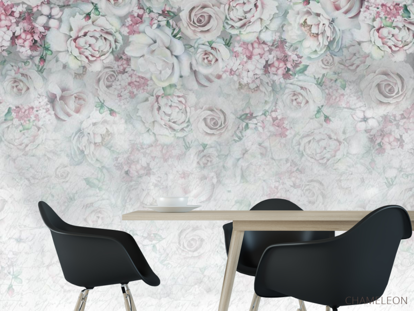 Фотошпалери світлі квіти - 1