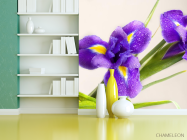 Фотошпалери синій квітка - 3