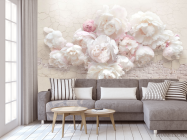 Фотообои Белые пионы - 3
