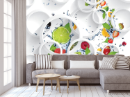 Фотообои 3д фрукты - 3