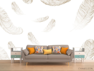 Фотообои Золотое перо - 1