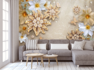 Фотообои 3D цветы - 3