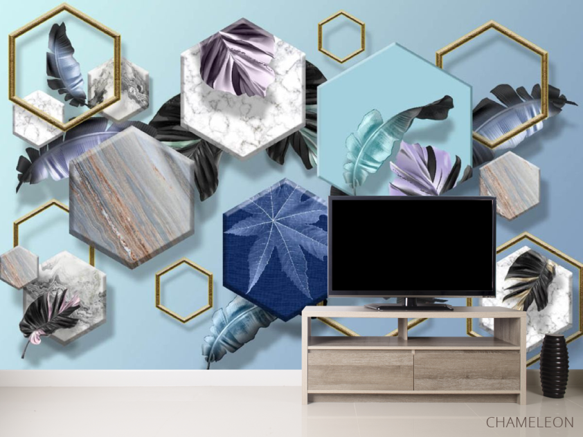 Фотообои 3д, геометрия - 2