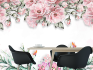 Фотошпалери Акварельні квіти - 1