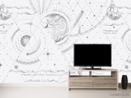 Фотообои Восточный узор в стиле line art - 2