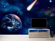 Фотообои Земля и комета - 2