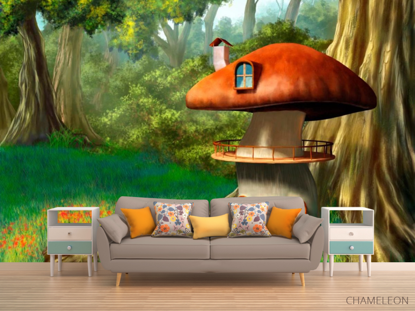 Фотообои Грибной домик - 1