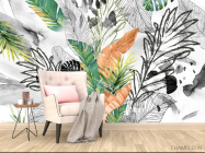 Фотообои Листья тропические - 4