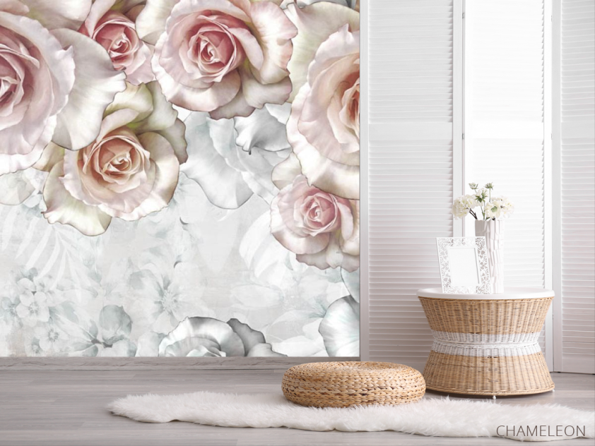 Фотошпалери Об'ємні троянди - 2