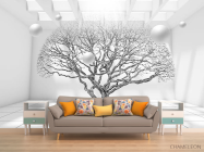 Фотообои 3д дерево - 1