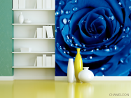 Фотошпалери Роза яскраво-синя - 3