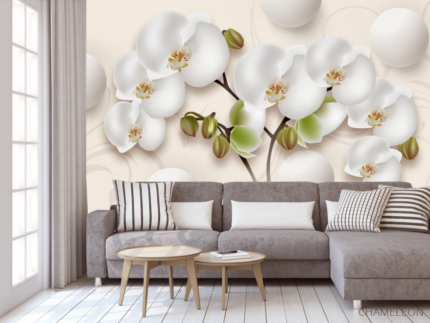 Фотообои Орхидея 3д - 3