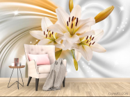 Фотообои 3d лилии - 4