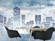Фотошпалери дизайнерське місто - 1