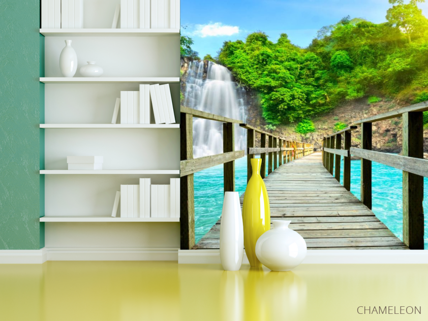 Фотошпалери Дорога до водоспаду - 3