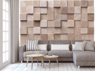 Фотообои 3D  брус - 3