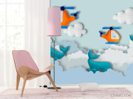 Фотошпалери Фетрові вертолетік - 4