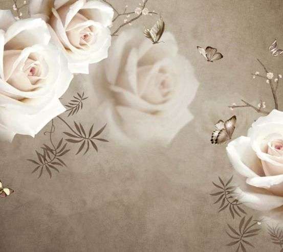 Фотообои Розы на коричневом фоне Фотообои Розы на коричневом фоне 29100