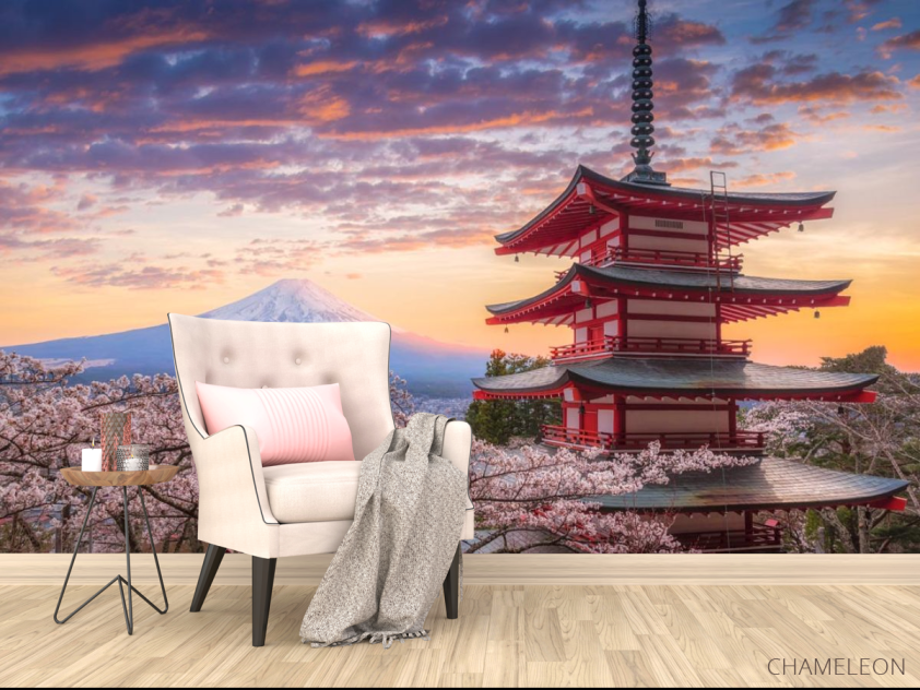 Фотообои горы в Японии - 4