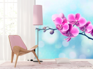 Фотошпалери Малинове квітуче дерево - 4